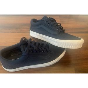 Navy Blue Men/Women VANS Opd Skool Low Top Shoes